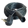 Imagem da oferta Extensão Elétrica 50 Metros 10A Cabo PP 2x1,0 Reforçada Preta Click Cabos