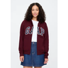 Imagem da oferta Blusa de Moletom Aberta GAP Reta Logo Bordô