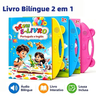 Imagem da oferta Livro Interativo com Som Infantil Bilíngue Português Inglês Multi Temas Toque Educativo Aprendizagem