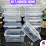 Imagem da oferta Kit 7 Marmitas 900ml Travas Laterais Herméticas