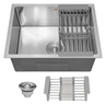 Imagem da oferta HOLTTER Kit Cuba Cozinha Gourmet Aço Inox 304 Resistente Corrosão Acompanha Cesto Escorredor Elegante Chique Fácil Li