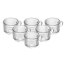 Imagem da oferta 6 Xícaras De Café Lines 90ml Vidro Wolff