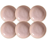 Imagem da oferta Jogo 6 Pratos Fundos Rosa Cerâmica Porto Brasil 830ml Talharim Ravioli Inhoque Bio Litchi