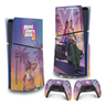 Imagem da oferta Skin Para Ps5 Slim Disco Adesivo Vertical - Vários