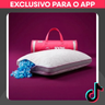 Imagem da oferta Travesseiro Snow Ajustável I wanna sleep - Altura Personalizável | Memory Foam Flakes + Gel - Tecido de Bambu