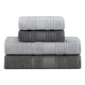 Imagem da oferta Jogo De Toalhas Buddemeyer Bella Extra Soft Banho 4 Grafitecinza Lisa - R$ 134,92