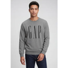 Imagem da oferta Blusa Moletom Masculina GAP Estampa Logo Cinza