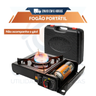 Imagem da oferta Kit Com Fogareiro Portátil a Gás Camping Pesca Viagem Acendimento Automático Com Maleta Fogão a Gás Portátil
