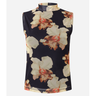 Imagem da oferta Blusa em Tule Estampado com Gola Alta Preto - Lojas Renner