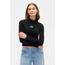 Imagem da oferta Blusa Feminina GAP Cropped Gola Alta Preta