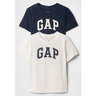 Imagem da oferta Kit 2 Peças Camiseta Infantil Manga Curta GAP Logo