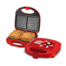 Imagem da oferta Sanduicheira Elétrica Mallory Mickey Mouse Funny Plates – Placas Com Design, Superfície Antiaderente, Luzes Led, Alça Com Toque Frio E Trava De S