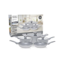 Imagem da oferta Conjunto de Panelas BLACK+DECKER 5 Peças Ceramic Pro Gourmand Gris Antiaderente