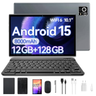 Imagem da oferta Tablet com Caneta e Teclado Xixaomiro S8 Android 15 10.1" 12GB+ 128GB Cinza