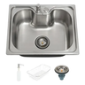Imagem da oferta Cuba Gourmet Para Cozinha Aço Inox 201 50x40cm Nawa Prata