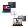 Imagem da oferta Notebook Gamer ASUS ROG Strix G16 G615LM-S5007W Eclipse Gray + Notebook ASUS TUF Gami