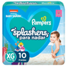 Imagem da oferta Fralda Pampers Splashers Baby Shark XG 10 unidades