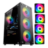 Imagem da oferta Gabinete Gamer 1749 Lateral E Frontal Em Vidro C 4 Fans Rgb