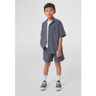 Imagem da oferta Short GAP Listrada Grafite