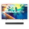 Imagem da oferta Philips Smart TV Ambilight 50" 4K 50PUG810078 + Soundbar TAB4000, Aparelho de Áudio para TV, Bluetooth, HDMI ARC e USB