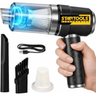 Imagem da oferta Aspirador Portátil Sem Fio 3 em 1 USB – Aspirador de Pó Manual Sucção Potente com Função Soprador, Filtro Lavável, Ideal para Carro, Casa, Es