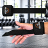 Imagem da oferta Strap Com Munhequeira Musculação Velcro Ajustável Grip Par