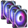 Imagem da oferta Kit 3 Ventoinhas Redragon ARGB Infinity Mirror 120mm Interligáveis Preto GC-F012