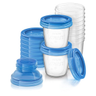 Imagem da oferta Copos Para Armazenamento De Leite Materno Philips Avent 10 Peças Transparente 180 Ml
