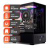 Imagem da oferta PC Gamer Forge AMD Ryzen 5 5600GT 8GB DDR4 SSD 240GB 400W 80 Plus