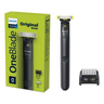 Imagem da oferta Barbeador e Aparador Elétrico Philips OneBlade com Pente 5 em 1, Sem Fio e À Prova D'Água - QP142510