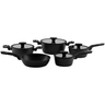 Imagem da oferta Jogo de Panelas Brinox Revestimento Cerâmico Preto 5 Peças Carbon Ceramic Life