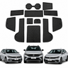 Imagem da oferta Kit Jogo Tapete Borracha Automotivo Porta Objetos Portas Porta copos Completo VW - Virtus Nivus Polo Mk6