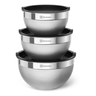 Imagem da oferta Conjunto De Bowls Tigelas De Inox Com Tampa Plásticas