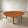 Imagem da oferta Mesa De Centro Para Sala Madeira Orgânica 69cm - Mel Mel