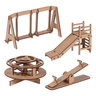 Imagem da oferta Kit Parquinho MDF cru 4 peças