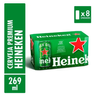 Imagem da oferta Cerveja Heineken Premium Puro Malteloira lata 269ml