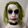 Imagem da oferta 2025 o cavaleiro das trevas coringa cosplay máscara de cabelo verde festa de halloween unisex adulto um tamanho máscar