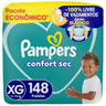 Imagem da oferta Fralda Pampers Confort Sec Tamanho XG 148 Unidades