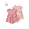 Imagem da oferta Kit Vestido Bebê 2 Peças Estampado Rosa Carter's