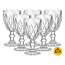 Imagem da oferta Jogo 6 Taças De Vidro 310ml Diamond Transparente P Suco Transparente