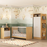 Imagem da oferta Jogo De Quarto Infantil Trevalla Móveis Pom Pom 3 Peças (Diversas Cores)