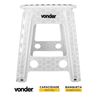 Imagem da oferta Banqueta Plástico Dobrável 450mm Branca Vonder Cor Branco