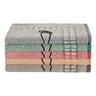 Imagem da oferta Kit 5 Tapetes Banheiro Algodão Toalhas BRK Felpudo Mali 45x70cm