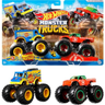 Imagem da oferta Hot Wheels Monster Trucks Veículo de Brinquedo Pacote Surpresa 2 Carros Escala 1:64 para crianças a partir de 3 anos