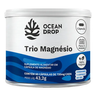 Imagem da oferta Trio Magnésio Ocean Drop Óxido Magnésio Bisglicinato Malato 60 Cápsulas 175mg
