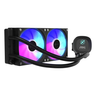 Imagem da oferta Water Cooler Kalkan Aura Digital 240mm Argb Tela Lcd Preto
