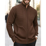 Imagem da oferta Jaqueta Masculina Preta Lã Tricot Inverno Com Bolso E Zíper