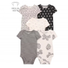 Imagem da oferta Kit Body Bebê 5 Peças Borboletas Multicor Carter's