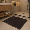 Imagem da oferta Kit Jogo Tapete de Banheiro Antiderrapante 58x38cm Tapete Bolinha Macarrão Microfibra Absorvente