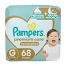 Imagem da oferta Fralda Pampers Premium Care G 68 Unidades